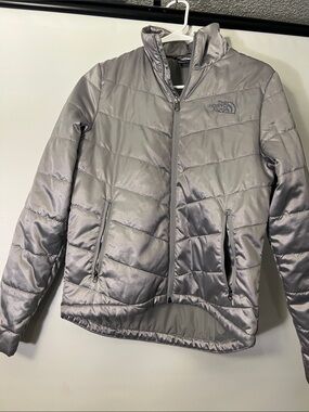 The North Face Women’s Silver Quilted Puffer Jacket